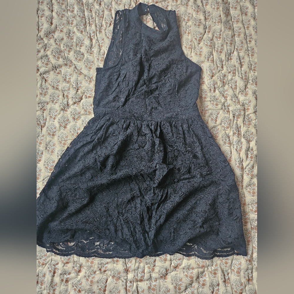 Elegant Black Lace Dress